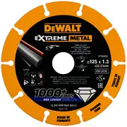 Dewalt Dt40252-Qz Extreme metal 125X22.23X1.3Mm