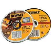 Dewalt Griezējdisks Dt42340Tz-Qz 125 x 1.2Mm Inox 10Gb