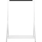 Drēbju pakaramais Brent, 117X59Xh165Cm, metāls balts / hroms 5713941018519