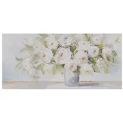 Eļļas glezna 70X150Cm, ziedi un vāze 4741243870499