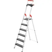 Hailo Kāpnes mājsaimniecības L100 Topline / alumīnija 6 pakāpieni 038050607