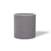 Keter Puķu pods Medium Cylinder Planter gaiši pelēks 29197835