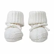 Lodger Slipper Knit čībiņas, Cloud Dancer, 0-6M - Slk 1010-6