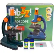 Mikroskops Bērniem ar Komplektu Levenhuk Labzz M1 100X-300X 69739