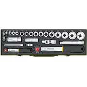 Proxxon Socket set 1/2  1/4, 27 pcs. 23020 23020Prox