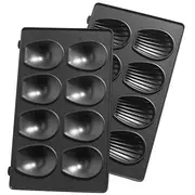 Tefal Xa801512 Madeleine plates, Black