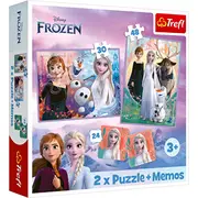 Trefl Frozen Puzle 304824 memo Ledus Sirds 2 93335T