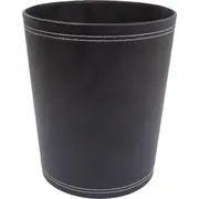 Atkritumu tvertne Walter, D25Xh28Cm, melna āda 4741243873643