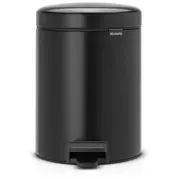 Brabantia atkritumu tvertne ar pedāli Newicon 5 litri Melns 112928