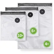Caso Vacu Zip-Bags Set 01243 Transparent, 20 bags