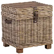 Galds - mantu kaste Egros 42X42Xh43Cm, dabīga rotangpalma 4741243420229