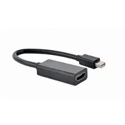 Gembird 4K Mini Displayport to Hdmi adapter cable Black A-Mdpm-Hdmif4K-01