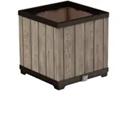 Keter Puķu pods Deco Square Planter Ashwood 29213622