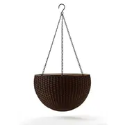 Keter Puķu pods karināms Hanging Sphere Planter brūns 29199246590
