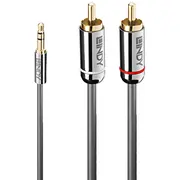 Lindy Audio Cable 3.5Mm to Dual Phono 5M 35336