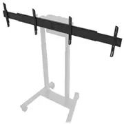 Neomounts Move Adm-875Bl2 Screen adapter from 1 to 2 screens 42-65 max 40Kg/Screen