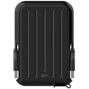 Silicon Power Portable Hard Drive Armor A66 2000 Gb, Usb 3.2 Gen1, Black Sp020Tbphd66Ss3K