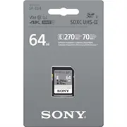 Sony 64Gb Sf-E Sdxc Class10 Uhs-Ii U3 V30 Memory Card Sfe64A.ae