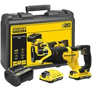 Stanley Sfmcs300D2K-Qw 18V V20  2 x 2.0Ah Zobenzāģis