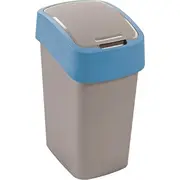 Curver Atkritumu spainis Flip Bin 10L sudraba/zils 0802170734