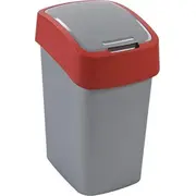 Curver Atkritumu spainis Flip Bin 50L sudraba/sarkana 0802172547