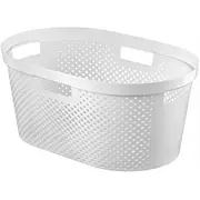 Curver Veļas grozs Infinity Recycled 40L 59X39X27Cm balts 0804755N23