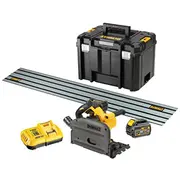 Dewalt Dws5022-Xj 54V Iegremdējamais ripzāģis ar Vadsliedi  2 x 6.0Ah Dcs520T2R-Qw