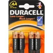 Duracell Aa/Lr6, Alkaline Basic Mn1500, 4 pcs 297