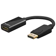 Goobay Dislayport - Hdmi Adapter Cable 0.1M Black 67881