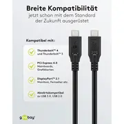 Goobay Usb-C Cable, 100W, 2M, Black 74197