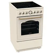 Gorenje Cooker Gecs5B70Cli Hob type Vitroceramic, Oven Electric, Beige, Width 50 cm, 70 L, Dept