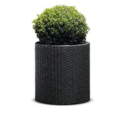 Keter Puķu pods Large Cylinder Planter pelēks 29197837939