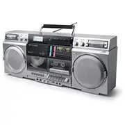 Muse M-380 Gbs Ghetto Blasters, Silver