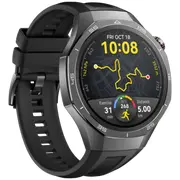 Pulkstenis Huawei Watch Gt 5 Pro 46Mm Black Fluoroelastomer Strap 55020Dkd