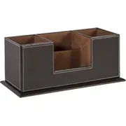 Zīmuļu turētājs Walter 8X28Xh11,5Cm, tumši brūns ādas aizvietotājs 4741243799660