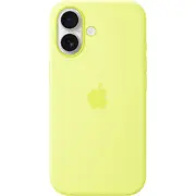 Apple iPhone 17 Silicone Case with Magsafe, Neon Yellow Mgev4Zm/A