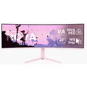 Arozzi Nova, Pink 49 Va Gaming Led 165Hz Az-No-49Tuw165-Pnk