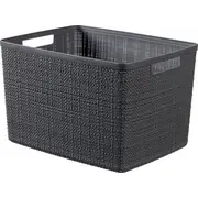Curver Groziņš Jute L 20L 36X28X23Cm tumši pelēks 0801907G44