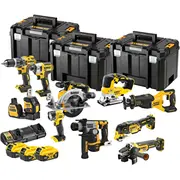 Dewalt Dck1012P4T-Qw 10 instrumentu komplekts 18V 4X5Ah Tstak