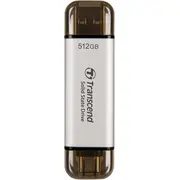 External Ssd Transcend Esd310 512Gb Usb-C Usb 3D Nand Write speed 900 Mbytes/Sec Read 1050 Mby Ts512Gesd310S