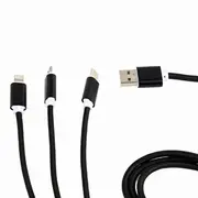 Gembird Usb 3In1 Charging Cable 1M Cc-Usb2-Am31-1M