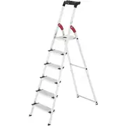 Hailo Kāpnes mājsaimniecības L80 Comfortline / alumīnija 6 pakāpieni 038040607