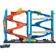 Hot Wheels City 2 in 1 Race Tower with Toy Car Hkx43 Transformējošais tornis 0194735109654