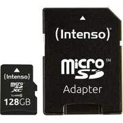 Intenso Micro Sdxc 128Gb C10 With Adapter 3413491