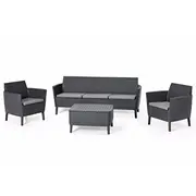 Keter Dārza mēbeļu komplekts Salemo 3 Seater Set pelēks 29205990939