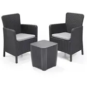 Keter Dārza mēbeļu komplekts Trenton Balcony Set pelēks 29204380939