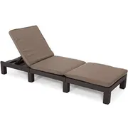 Keter Sauļošanās krēsls Daytona Deluxe brūns 29211632599