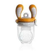 Kidsme Food Feeder bērna ēdināšanas ierīce cietiem produktiem Liels, Amber, no 6 mēn. - 1603 160337Am