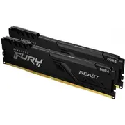 Kingston Fury Beast Ddr4 16Gb 3600Mhz Cl17 Kit2 Kf436C17Bbk2/16