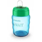 Philips Avent Easy Sip mācību krūzīte, 9M, 260Ml, silikona snīpis, zila - Scf553/05